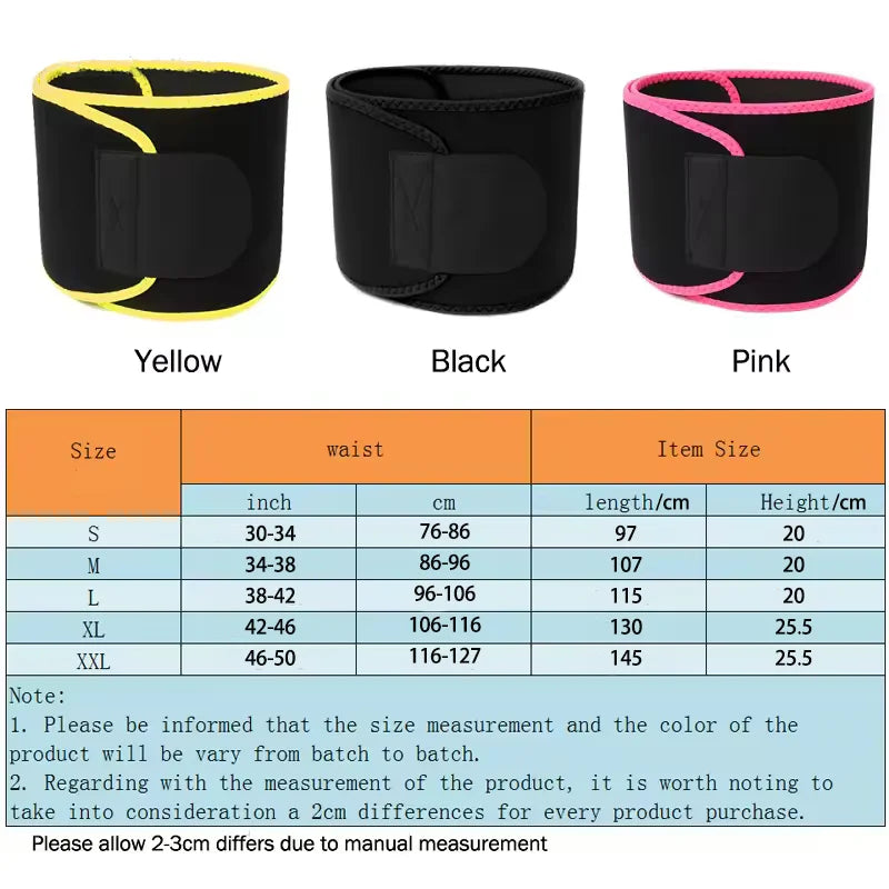 Shaper Waist Trainer Trimmer Latex Rubber Belt Body Shaper Neoprene Waist Belt Sweat Premium Waist Cincher Fajas
