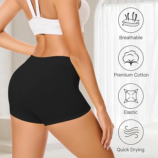 Boy Shorts Underwear for Women - Boxers for Women, Women'S Cotton Underwear Boyshorts
