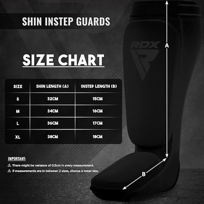 Kickboxing Shin Guards — Muay Thai, Taekwondo & Martial Arts Leg & Ankle Protectors
