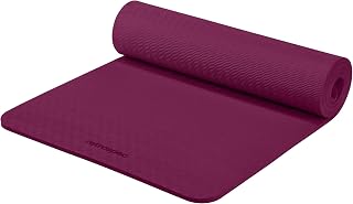 Solana Yoga Mat Thick 1/2In Non-Slip Workout Mat with Nylon Strap - 72X24In Exercise Mat for Pilates, Stretching & Fitness - BPA Free, Easy Clean