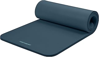 Solana Yoga Mat Thick 1/2In Non-Slip Workout Mat with Nylon Strap - 72X24In Exercise Mat for Pilates, Stretching & Fitness - BPA Free, Easy Clean